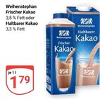Frischer Kakao im Angebot bei GLOBUS in Rüsselsheim Frischer Kakao Angebote von Weihenstephan bei GLOBUS Rüsselsheim für 1,79 €