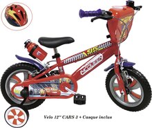 Vélo 12 pouces Cars + casque - Géant Casino à Noisy-le-Grand Vélo 12 pouces Cars + casque en promo chez Géant Casino Noisy-le-Grand à 79,00 €