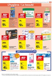 Prix et réduction Cosmétiques dans le prospectus Carrefour Market en cours Offre Cosmétiques dans le catalogue Carrefour Market du moment à la page 49