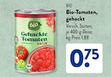 Bio-Tomaten, gehackt von Bio im aktuellen ALDI SÜD Prospekt für 0,75 €