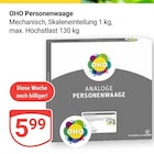 Personenwaage Angebote von OHO bei GLOBUS Oberhausen für 5,99 €