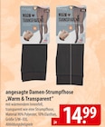 Warm & Transparent Damen-Strumpfhose Angebote von Antonio bei famila Nordost Pinneberg für 14,99 €