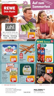 Aktueller REWE Prospekt "Dein Markt" Seite 1 von 27 Seiten für Hattingen