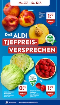 Äpfel Angebot im ALDI SÜD Prospekt, gültig von 07.07.2025 bis 12.07.2025 Äpfel Angebot im aktuellen ALDI SÜD Prospekt auf Seite 4