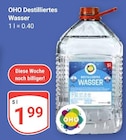 Aktuelles Destilliertes Wasser Angebot bei GLOBUS in Duisburg ab 1,99 €
