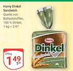 Dinkel Sandwich im Angebot bei GLOBUS in Pirmasens Dinkel Sandwich Angebote von Harry bei GLOBUS Pirmasens für 1,49 €