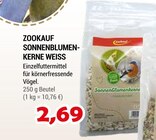 Sonnenblumenkerne Weiss Angebote von ZOOKAUF bei Zookauf Menden für 2,69 €