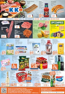 K+K - Klaas & Kock Prospekt der aktuellen Woche, gĂĽltig von 03.08.2026 bis 08.08.2026 Aktueller K+K - Klaas & Kock Prospekt "Wenn Lebensmittel, dann K+K" mit 12 Seiten