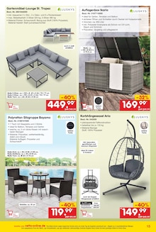 Gartensitzmöbel im Netto Marken-Discount Prospekt "netto-online.de - Exklusive Angebote" mit 24 Seiten (Stuttgart)