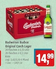 Original Czech Lager Angebote von Budweiser Budvar bei Markant Kiel für 14,99 €