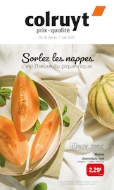 Prospectus Colruyt à Ramonchamp, "Sortez les nappes c'est l'heure du pique-nique", 8 pages de promos valables du 28/05/2025 au 01/06/2025