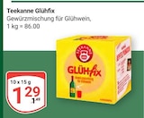 Glühfix im Angebot bei GLOBUS in Braunschweig Glühfix Angebote von Teekanne bei GLOBUS Braunschweig für 1,29 €