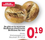 Aktuelles Ofenfrische Brötchen Angebot bei E center in Mannheim ab 0,19 €