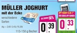 Joghurt mit der Ecke von Müller für 0,33 € bei EDEKA im Angebot Joghurt mit der Ecke von Müller im aktuellen EDEKA Prospekt