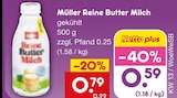 Reine Butter Milch Angebote von Müller bei Netto Marken-Discount Neustadt für 0,59 €
