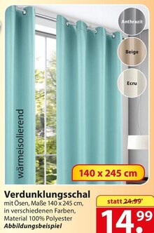 Verdunklungsschal bei famila Nordost in Stade Verdunklungsschal im Angebot bei famila Nordost Stade für 14,99 €