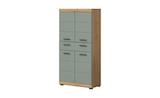 Midischrank SCHLOONSEE Breite 74cm 4 Türen 1 Schubkasten 4 Fächer MDF-Front in verschiedenen Farben erhältlich Badmöbel Badschrank Schrank Bad Schloonsee im aktuellen Höffner Prospekt
