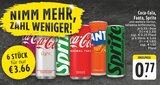 Aktuelle Coca Cola Angebote bei EDEKA in Sankt Augustin Aktuelles Coca-Cola, Fanta, Sprite Angebot bei EDEKA in Sankt Augustin ab 0,77 €