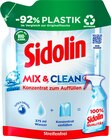 Glasreiniger Mix&Clean Cristal Nachfüllpack-Konzentrat von Sidolin im aktuellen dm-drogerie markt Prospekt für 1,55 €
