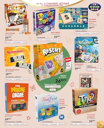 Prix et réduction Scrabble dans le prospectus La Grande Récré en cours Offre Scrabble dans le catalogue La Grande Récré du moment à la page 23