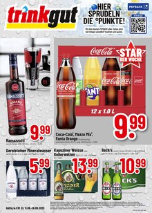Cola im Trinkgut Prospekt "Aktuelle Angebote" mit 8 Seiten (Mainz)
