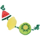 AniOne jouet corde avec fruits - AniOne en promo chez Maxi Zoo AniOne jouet corde avec fruits - AniOne dans le catalogue Maxi Zoo