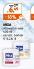 Allzweckcreme von Mixa im aktuellen Müller Prospekt für 6,49 €
