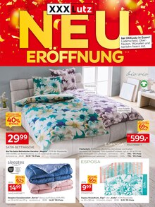 Bettwäsche im aktuellen XXXLutz Möbelhäuser Prospekt (Moers) Bettwäsche im XXXLutz Möbelhäuser Prospekt "NEUERÖFFNUNG" mit 12 Seiten (Moers)