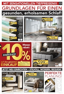 Bett im BRAUN Möbel-Center Prospekt "60 JAHRE BRAUN MÖBEL CENTER" mit 4 Seiten (Reutlingen)
