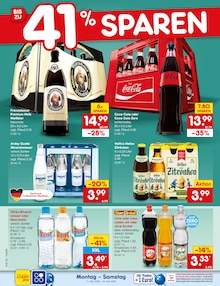 Coca Cola Zero im Netto Marken-Discount Prospekt "Aktuelle Angebote" mit 65 Seiten (Dortmund)