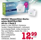 Wasserfilter-Kartuschen MAXTRA PRO All-in-1 Pack 3 im Angebot bei E center in Mannheim Wasserfilter-Kartuschen MAXTRA PRO All-in-1 Pack 3 Angebote von BRITA bei E center Mannheim für 12,99 €