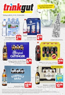 Bier im aktuellen Trinkgut Prospekt (Worms) Bier im Trinkgut Prospekt "Aktuelle Angebote" mit 6 Seiten (Worms)