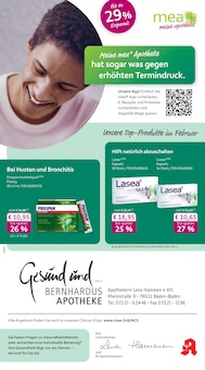 mea - meine apotheke Prospekt Unsere Februar-Angebote mit 4 Seiten