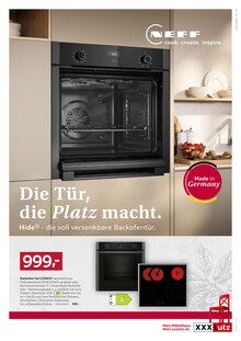 Backofen im XXXLutz Möbelhäuser Prospekt "NR.1 BEI KÜCHEN" mit 24 Seiten (Münster)