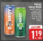 Aktuelles Gönrgy Energy Drink Viva Fundarina Geschmack Zero Angebot bei EDEKA in Alsdorf ab 1,19 €