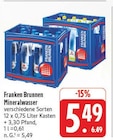 Aktuelles Mineralwasser Angebot bei E center in Würzburg ab 5,49 €
