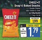 Snap'd Baked Snacks Double Cheese von CHEEZ•IT im aktuellen EDEKA Prospekt für 