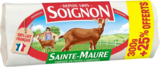 BÛCHE DE CHÈVRE SAINTE-MAURE SOIGNON - SOIGNON - Auchan Hypermarché à Poitiers BÛCHE DE CHÈVRE SAINTE-MAURE SOIGNON - SOIGNON en promo chez Auchan Hypermarché Poitiers à 3,33 €