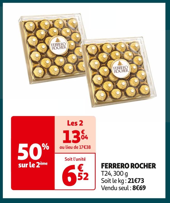 Promo Ferrero mon cheri cerise t25 chez Intermarché