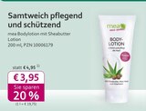 Bodylotion mit Sheabutter bei mea - meine apotheke im Prospekt "" für 3,95 €