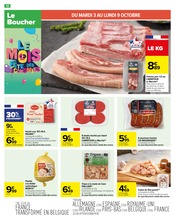 Promos Viande dans le catalogue "Le mois fête des économies" de Carrefour à la page 14