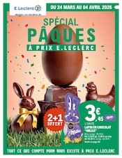 Catalogue E.Leclerc à Nîmes cette semaine, valable du 24/03/2026 au 04/04/2026 Prospectus E.Leclerc à Nîmes, "SPÉCIAL PÂQUES À PRIX E.LECLERC", 80 pages de promos valables du 24/03/2026 au 04/04/2026