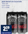 Aktuelle Coca Cola Angebote bei Getränkewelt in Meerbusch Aktuelles Jack Daniel's & Coca-Cola Angebot bei Getränkewelt in Meerbusch ab 2,29 €
