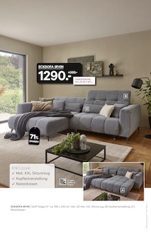 Ecksofa im aktuellen Kabs Prospekt (Hamburg) Ecksofa im Kabs Prospekt "1000€ GESCHENKT!" mit 52 Seiten (Hamburg)