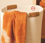 Panier a linge 80l ivoire 5 five à 19,99 € dans le catalogue Intermarché Hyper