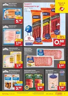 Wurst im Netto Marken-Discount Prospekt "Aktuelle Angebote" mit 65 Seiten (Erlangen)