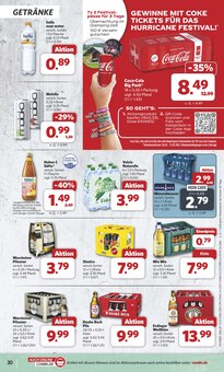 Coca Cola im combi Prospekt "Markt - Angebote" mit 25 Seiten (Rheine)