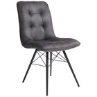 STUHL Stoffauswahl Mikrofaser Dunkelgrau von Hom`in im aktuellen XXXLutz Prospekt für 79,90 €