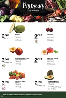 Promo Fruits Et Légumes dans le catalogue Monoprix du moment à la page 16