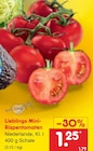 Lieblings Mini-Rispentomaten für 1,25 € bei Netto Marken-Discount im Angebot Lieblings Mini-Rispentomaten im aktuellen Netto Marken-Discount Prospekt